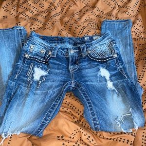 Ripped miss me jeans